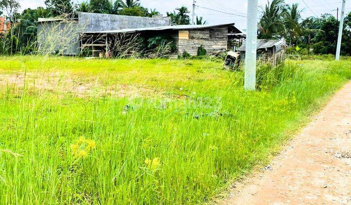 Dijual tanah kavlingan murah, berlokasi di tj barangan Palembang 1