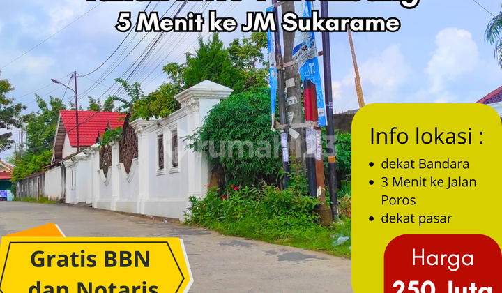 Tanah Palembang Strategis Akses ke Bandara CUMA 7 Menit 1