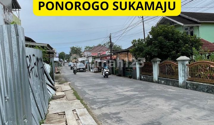 Kavling Pinggir Jalan Sukabangun Ponorogo dekat Graha 66