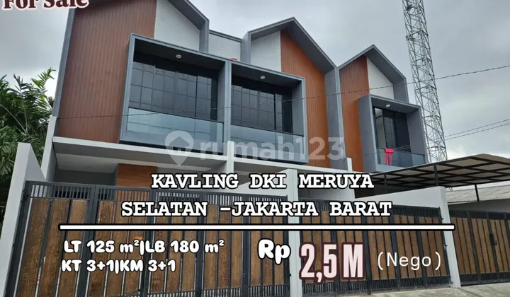 Rumah Dijual Dalam Komplek Kavling Dki Meruya 