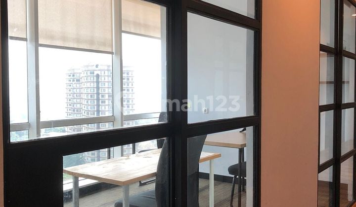 Office for rent semi furnished jl tb simatupang lease