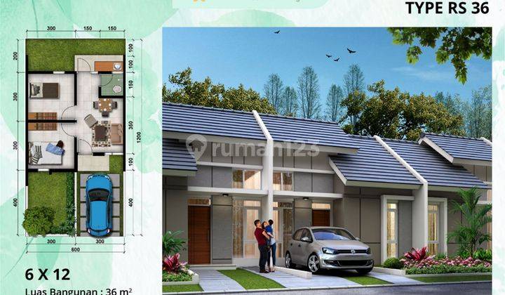 Dijual Rumah Baru di Meratus Barat, Modernland Cilejit Tangerang 2