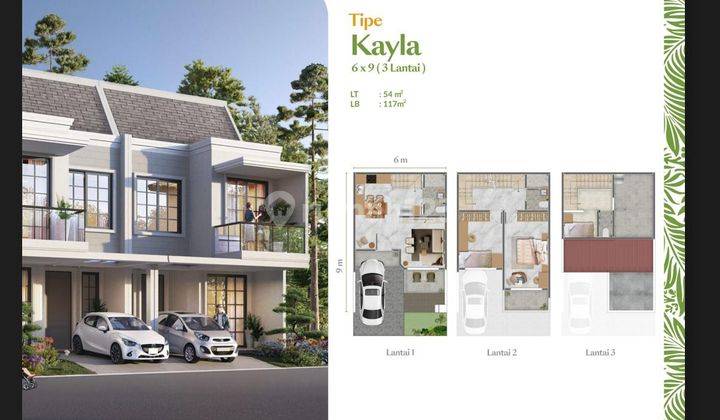 Rumah Primary Pasadena Hills Ilona Uk 4,5x9 3Lantai  2