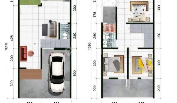 Cuman 2 Menit Ke Raya Merr Rumah Minimalis 2 Lantai Rungkut Harapan Surabaya Timur 1M An Baru Gress shm sdh split 2