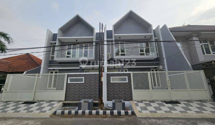 Baru Gress Rumah Scandinavian Lebar 8m 2lantai Manyar Tirtomoyo Surabaya Jln Utama Double Way 3m Sisa 1 Unit 2