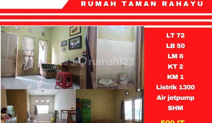 Dijual Murah Rumah Minimalis Siap Huni Strategis di Taman Rahayu 1