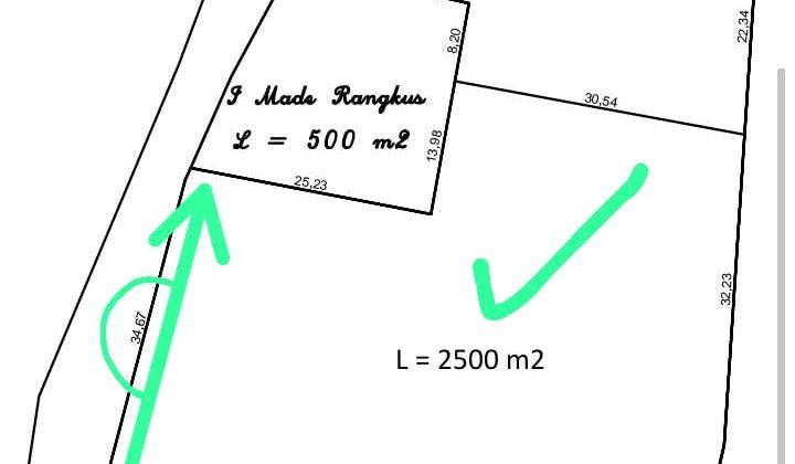 25 Are Hook Premium SHM land in Tunjung Legung Tabanan Bali 2