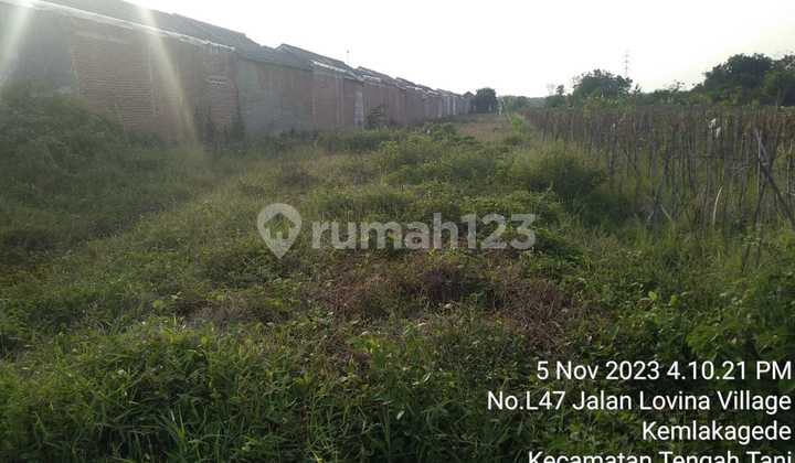 Dijual Tanah di Dalam Perumahan Lovina Daerah Dawuan Tengah Tani (Jw)