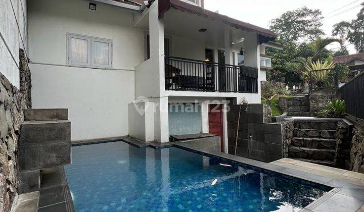 Rumah Siap Huni Fully Furnished Ada Kolam Renang di Ppr Itb Dago Giri Bandung 1