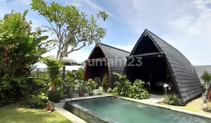 VILLA MODEL WOODEN HOUSE VIEW SAWAH DEKAT PANTAI DI SESEH VILLA MODEL WOODEN HOUSE VIEW SAWAH DEKAT PANTAI DI SESEH