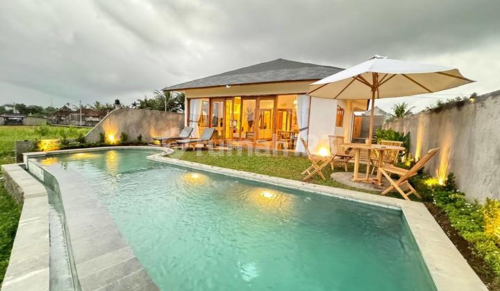 VILLA MEWAH FURNISHED KOLAM RENANG VIEW SAWAH SUNSET LODTUNDUH