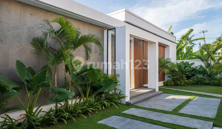 Villa Mewah View Sawah With Pool Lengkap Premium Strategis Canggu