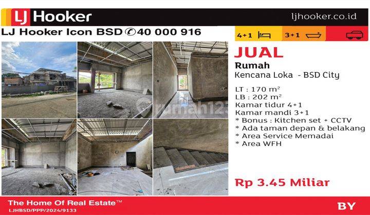  Rumah 2Lt Baru Semi Furnished di Kencana Loka BSD, BSD Kencana Loka 1