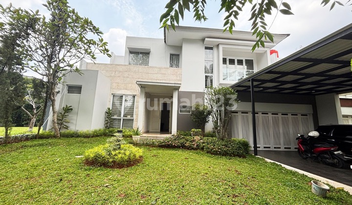 Disewakan Rumah Mewah 450m2 Full Furnished Di Cluster Cajuputi De Park Bsd City 2