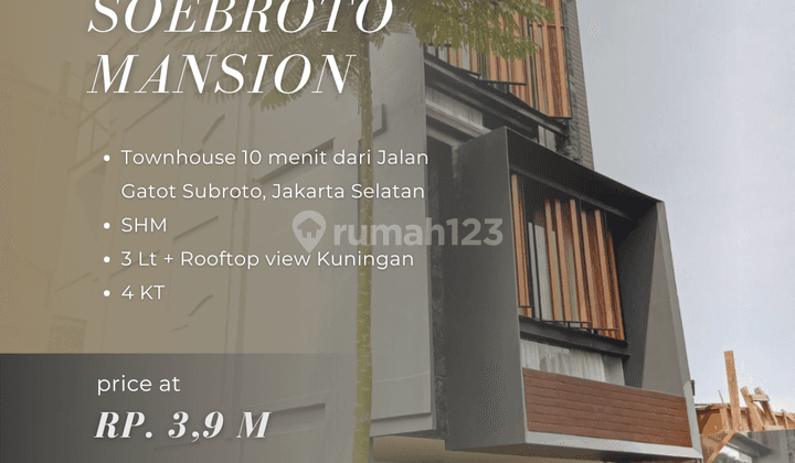 Rumah 4 Lantai Baru Semi Furnished SHM di Gatot Subroto, Jakarta Selatan Gatot Subroto, Jakarta Selatan 2