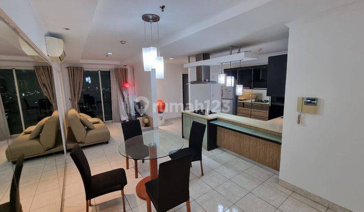 Apartemen French Walk MOI,cantik,Siap Huni, Full Furnished, 3kamar 2