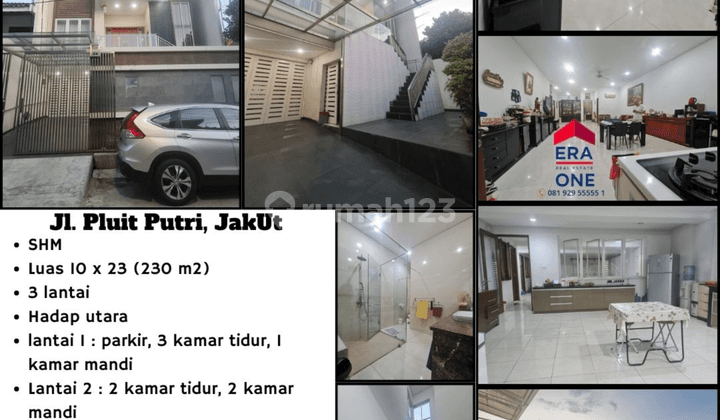 Rumah 3 Lantai Furnished SHM di Jl. Pluiit Putri, Jakarta Utara 1