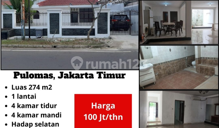 Disewakan Rumah dengan Lokasi Strategis, Pulomas, Jakarta Timur 1