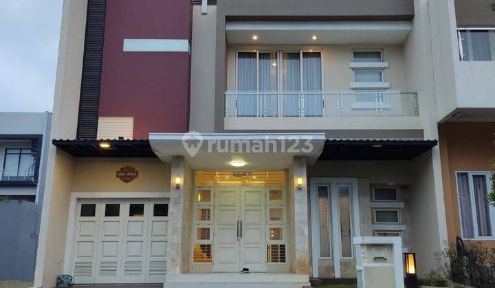 Dijual Rumah Mewah Full Furnish Cluster Scarlet Gading Serpong 1