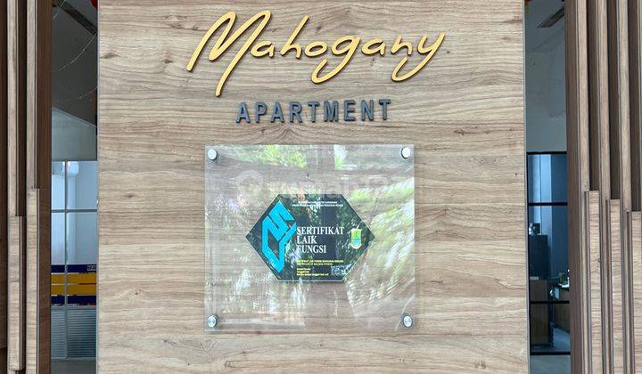  Apartemen Tamansari Mahogany 1 Kamar Tidur Furnished Sudah Renovasi 1