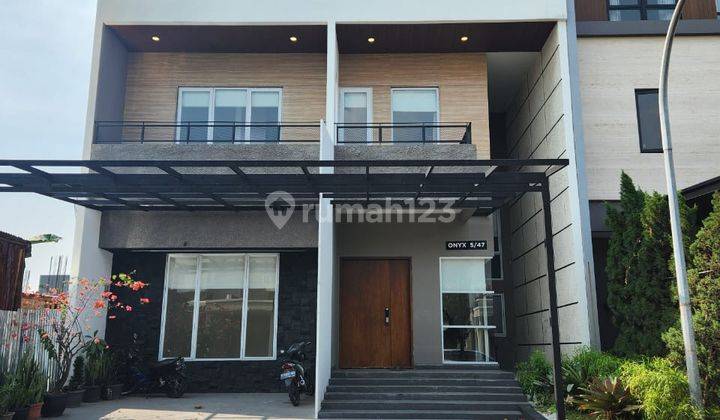DIJUAL RUMAH CANTIK, BAGUS SIAP HUNI DI CLUSTER ONYX ALAM SUTERA 1