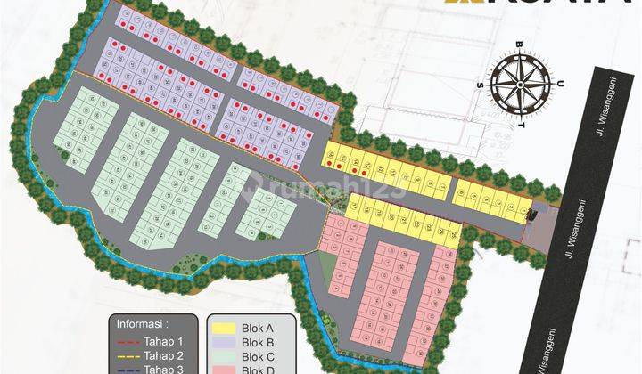 Rumah murah subsidi di malang di jl. Wisanggeni sidorahayu,wagir-malang 2