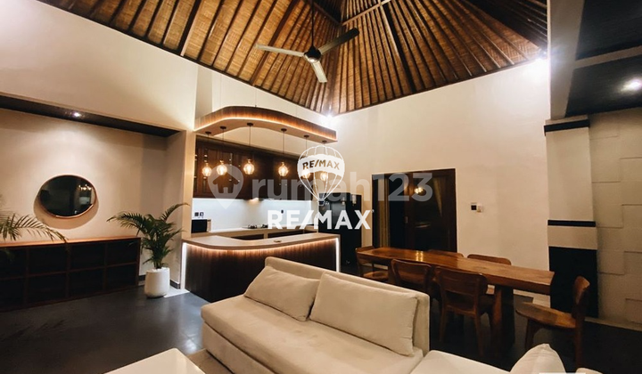 Spacious 3 Bedroom Villa With Garden View Prime Pink Zone Location For Rent In Umalas