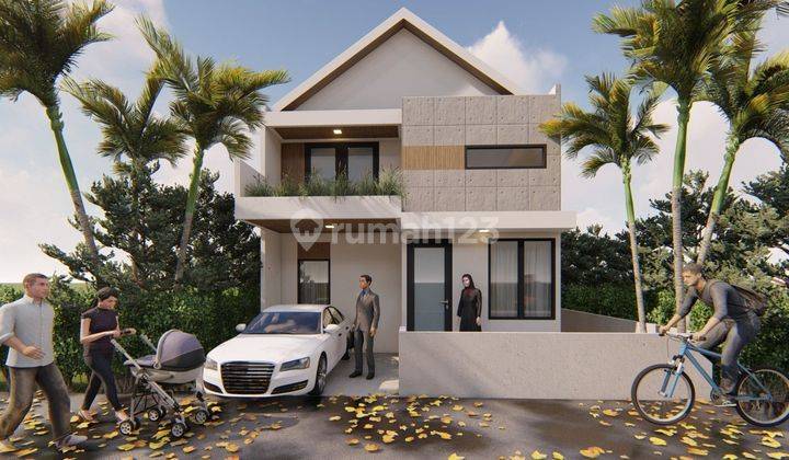 Rumah 2 lantai Cukup 2 JT langsung Akad KPR dekat ke St. Kereta Depok 1