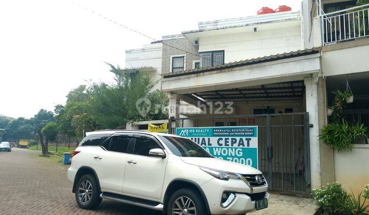 Rumah Hoek Di Villa Melati Mas Serpong Utara Tangerang Selatan Lt 164m2 Cash Only