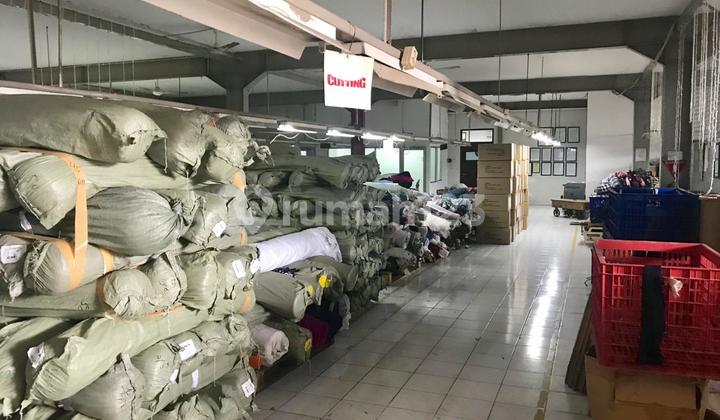 Dijual Gudang Bagus bekas Pabrik Garmen Siap Pakai di Cibitung 2