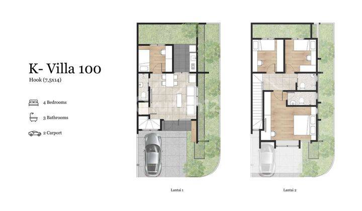 Rumah Baru 4 Kamar dekat RSAU Dr. M. Hassan Toto Bogor J30932 2