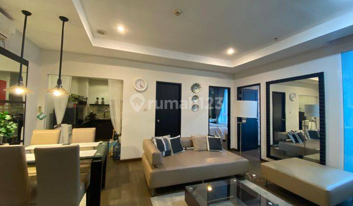 ruang keluarga essence darmawangsa apartment 2 br