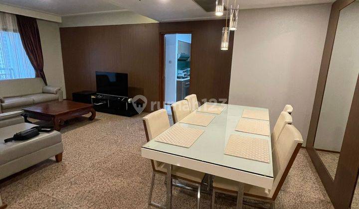 ruang keluarga pavilion apartment 3 br fully