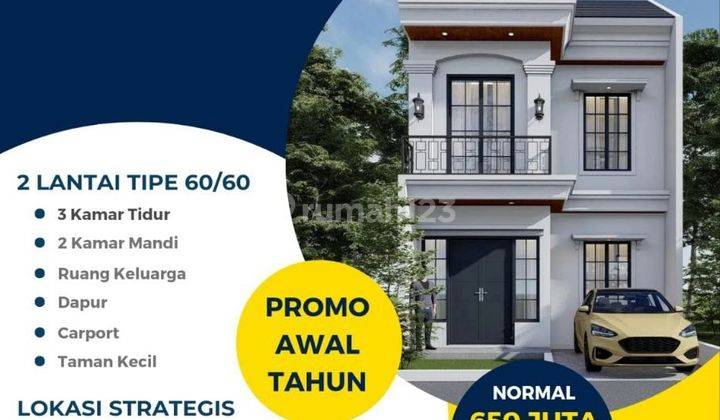 Jual Rumah Cimanggu Bogor 2 Lantai 500jtaan Tanpa Bi Cheking 1