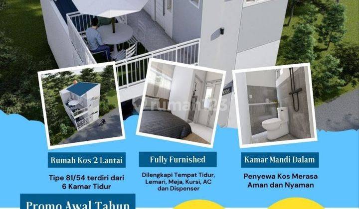 Rumah Kosan Dijual di Dramaga Bogor, 7 Menit Ke Ipb Dramaga 1