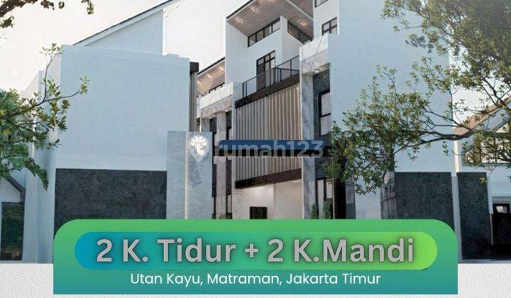 Rumah Dijual di Matraman,2 Lantai 700 Jtaan 2 Km Pasar Pramuka 1