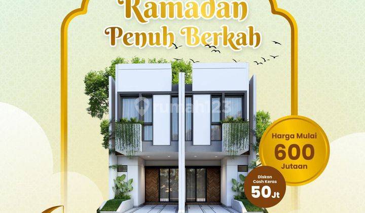 Jual Rumah Depok 2 Lantai 1 Km Stasiun Depok Lama 1