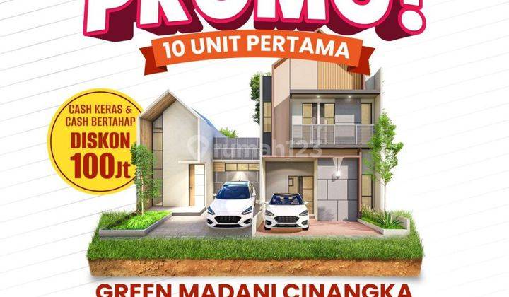 Rumah Dijual di Sawangan Depok,500 Jtaan 1km Terminal Pondok Cabe 1