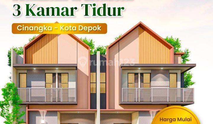 Dijual Rumah di Sawangan,2 Lantai 3 Km Dari Pondok Cabe Airport 1