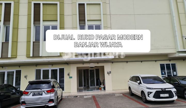 Ruko Siap Pakai dan Bagus di Pasar Modern Banjar Wijaya