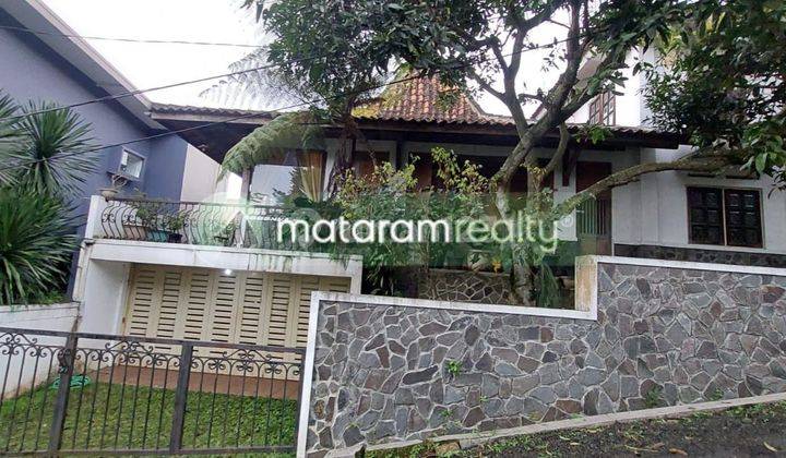 Rumah Etnik 1 Lantai, Semi Joglo, Siap Huni di Cigadung 1