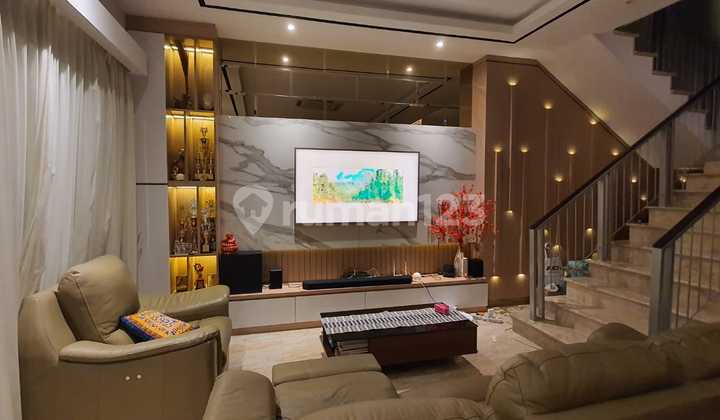 Rumah golf island 10x15 2lt boulevard full furnish 2