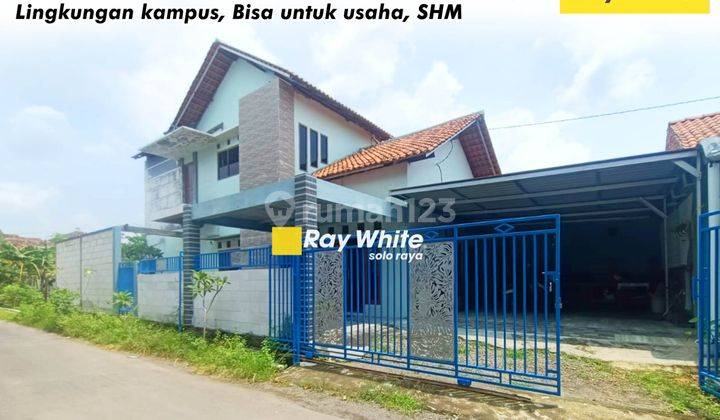 Rumah Klasik Tanah Luas Siap Huni Dekat Kampus Univet Sukoharjo 1