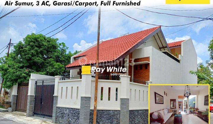 Disewakan Rumah Bagus Sia Huni Full Furnished Lokasi Strategis Cemani Grogol Sukoharjo 1