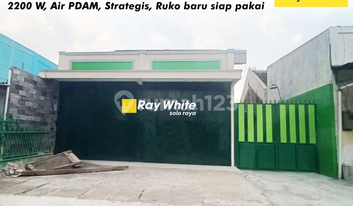 Ruko Baru Siap Pakai Lokasi Pucangsawit Jebres Cocok Untuk Usaha