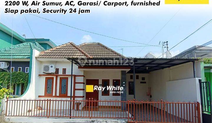 Rumah Bagus Furnished Siap Huni Lokasi Perum Griya Aliza Colomadu 1