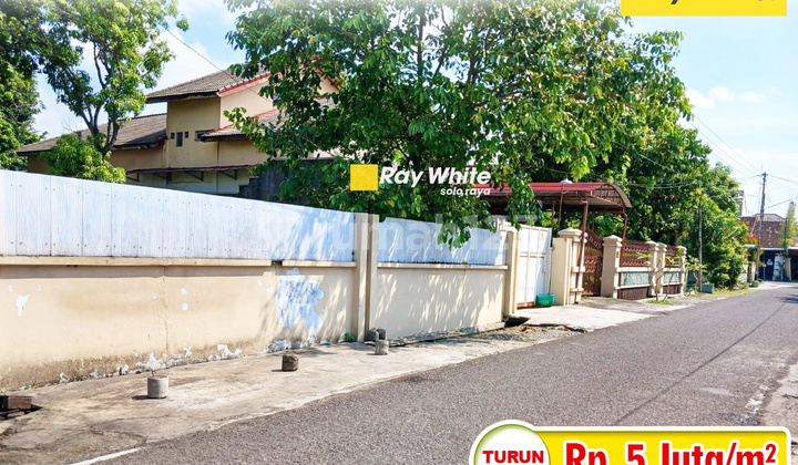 Land for Sale Ready to Build in Kerten Solo Near Manahan and Mall