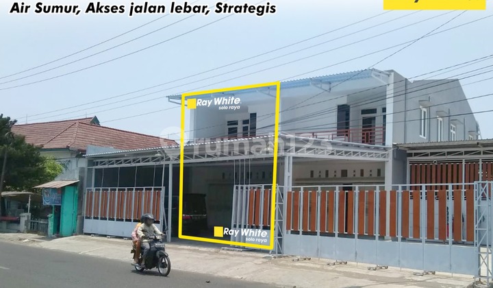 Disewakan Ruko 2 Lantai Siap Pakai Hanya 1 Menit Ke Terminal Solo