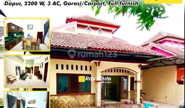 Rumah Bagus Harga Murah Furnished Lokasi Gedongan Colomadu 1