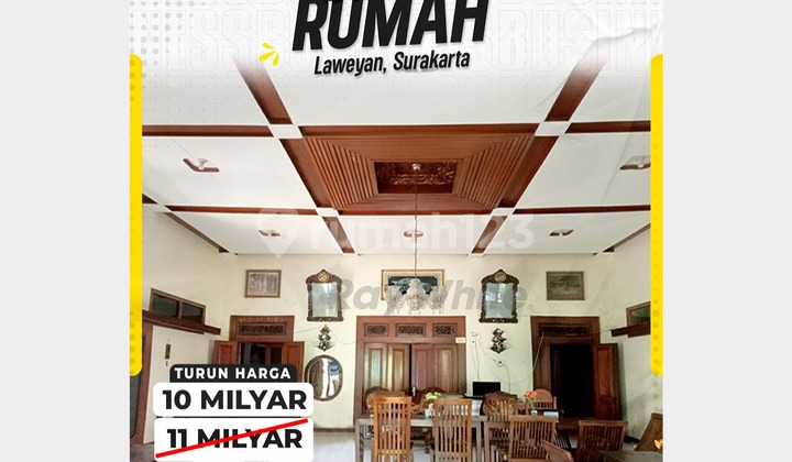For Sale House in Laweyan, Surakarta